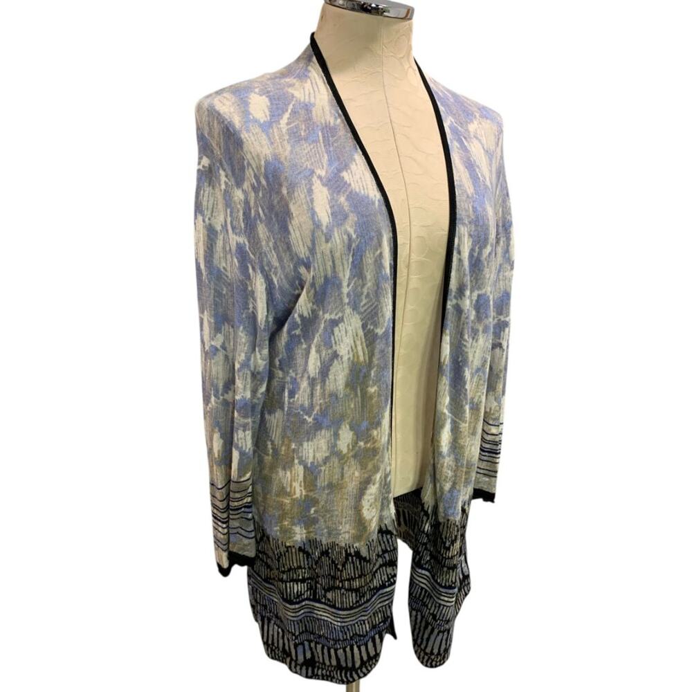 Medium Nic+Zoe Womens Cardigan Sweater Lightweight Tunic Length